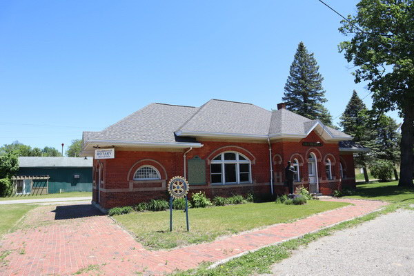 Columbiaville Train Depot - Summer 2021 Photo (newer photo)